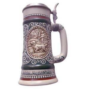 Vintage 1978‎ Avon Beer Stein: Hunting & Fishing Edition by Ceramarte, Brazil